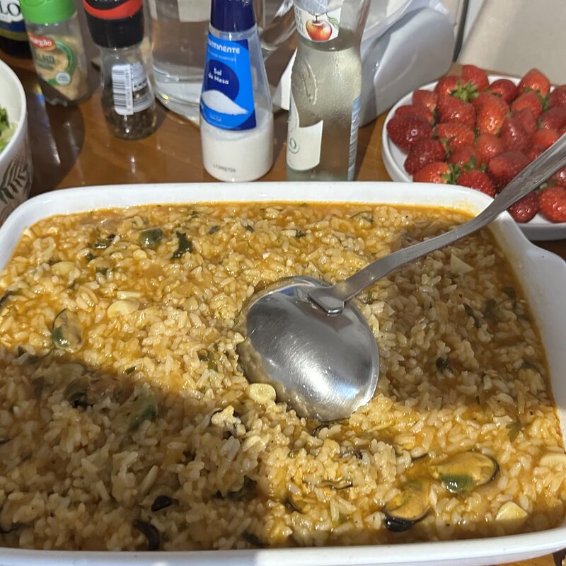 Foto de Arroz de mexilhão com salsa publicada por Sonia  Daniel
